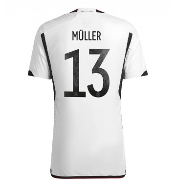 Tyskland Thomas Muller #13 Replika Hjemmebanetrøje VM 2022 Kortærmet